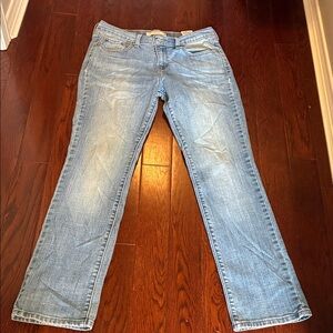 Levi's Classic Blue Straight Leg Jeans size 6M